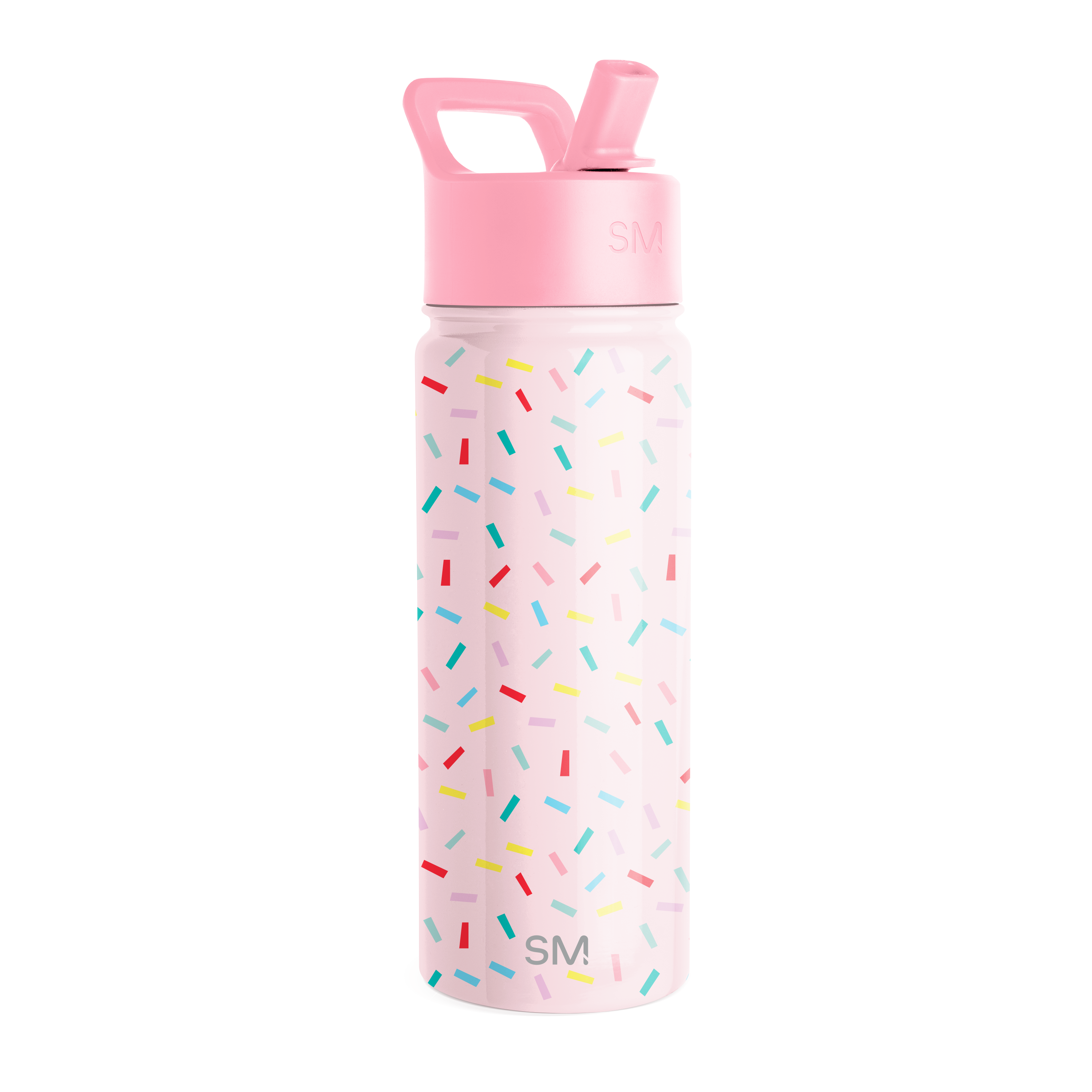 Summit Kids Water Bottle with Straw Lid - BPA Free, Leak Proof, Durable Stainless Steel Bottle for School, Sports & Outdoor Activities