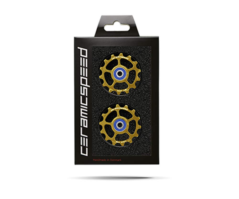 CeramicSpeed SRAM Eagle 12-Speed Aluminum Pulley Wheels - High-Performance Bicycle Derailleur Upgrade for Mountain Bikes & Road Bikes