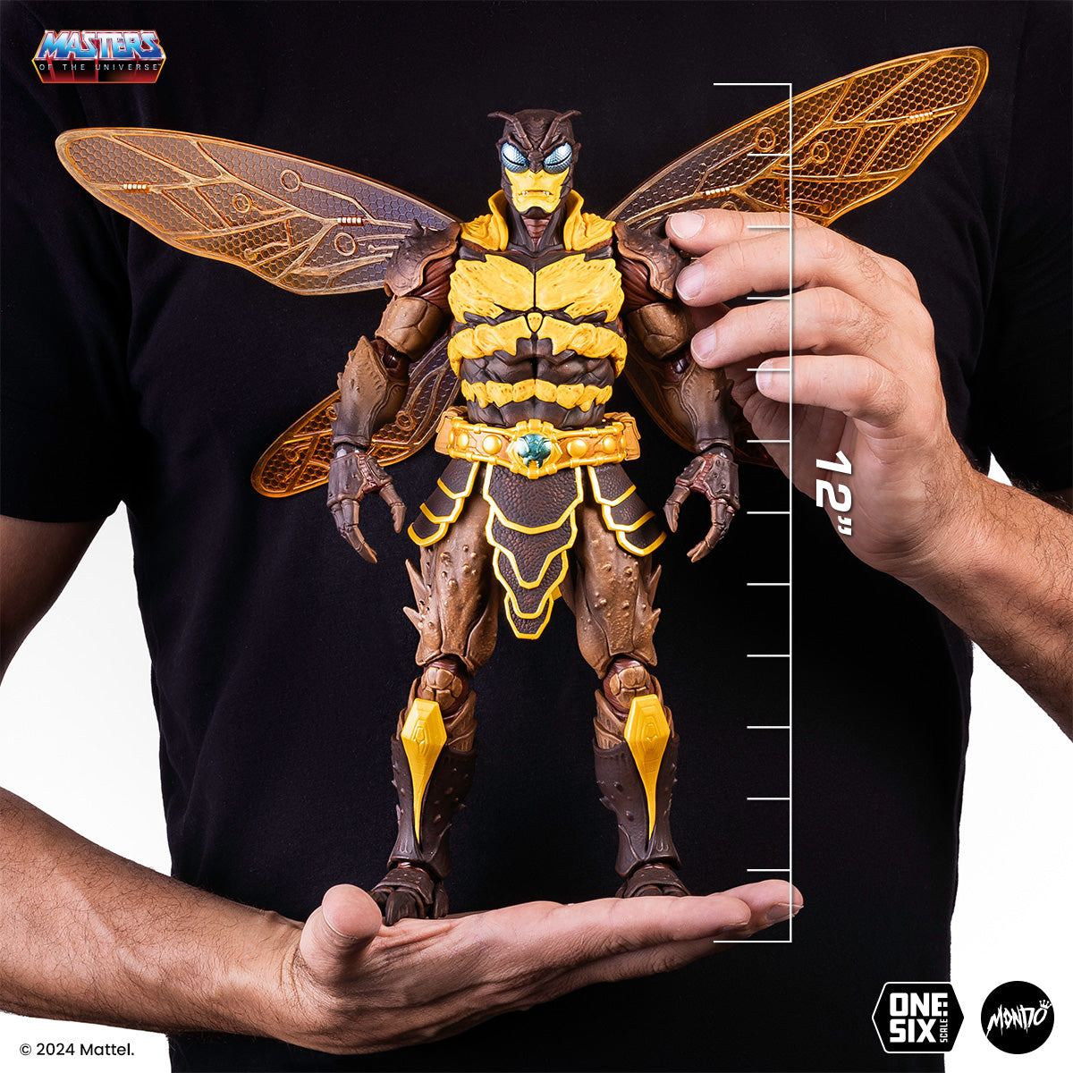 Masters of the Universe Buzz Off 1/6 Scale Action Figure - Timed Edition Collectible for Fans and Display - Perfect for Home Decor, Office Display, and Gift Giving