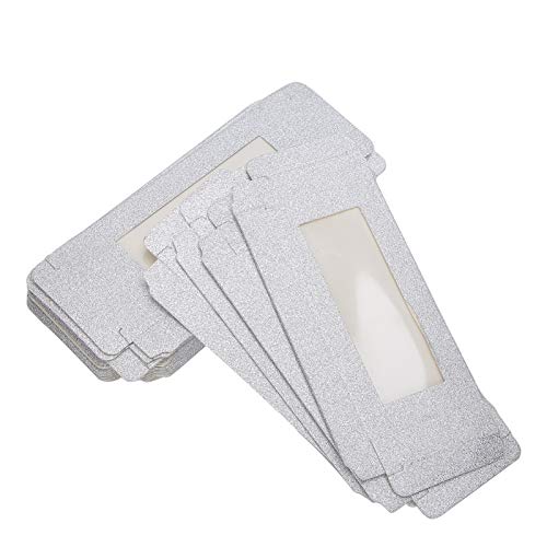 Premium Eyelash Packaging Box - Empty Eyelash Display Case & Lash Holder for Women & Girls (Silver) | Perfect for Salon Storage, Makeup Organizer & Travel Beauty Essentials