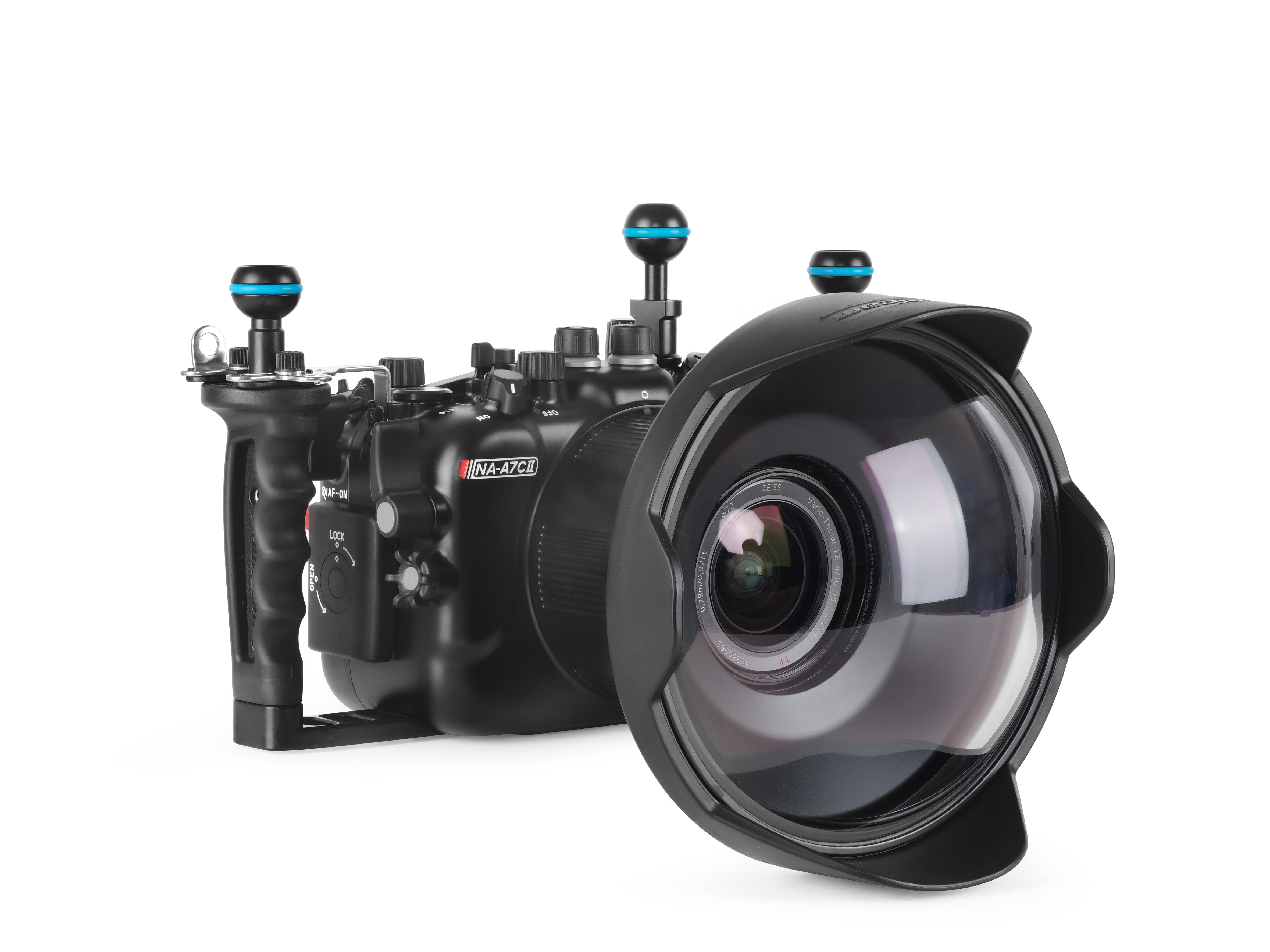 Waterproof Underwater Housing Case for Sony A7CII & A7C R Camera - Scuba Diving, Snorkeling & Marine Photography Protection