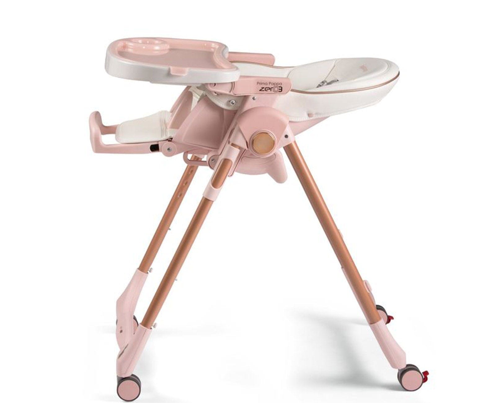 Peg Perego Prima Pappa Zero 3 High Chair for Babies - Adjustable Infant Feeding Seat with Removable Tray - Perfect for Home Dining & Weaning (Blue)