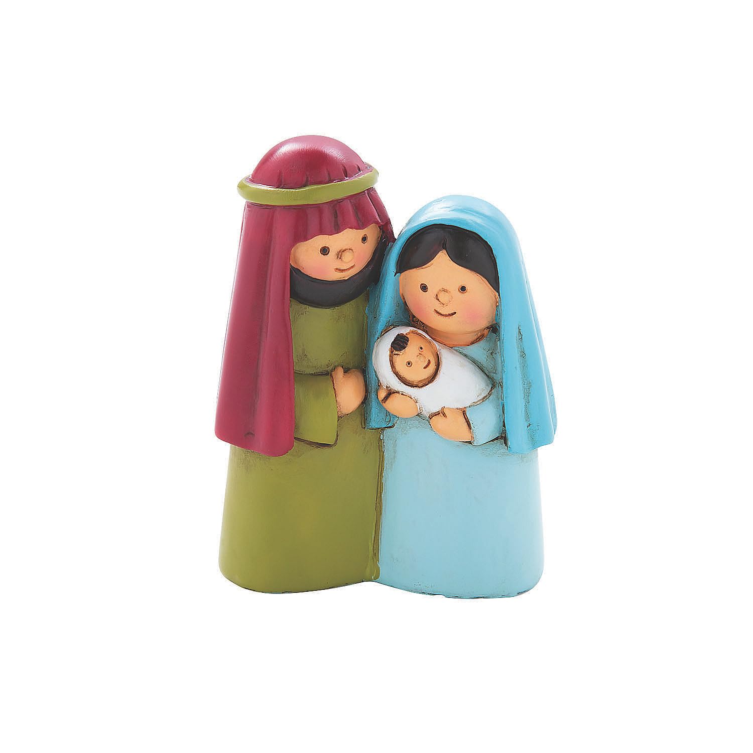 Fun Express Tiny Holy Family Figurines - 12 Piece Nativity Set for Christmas Home Decor, Gift, Tabletop Display & Holiday Centerpiece