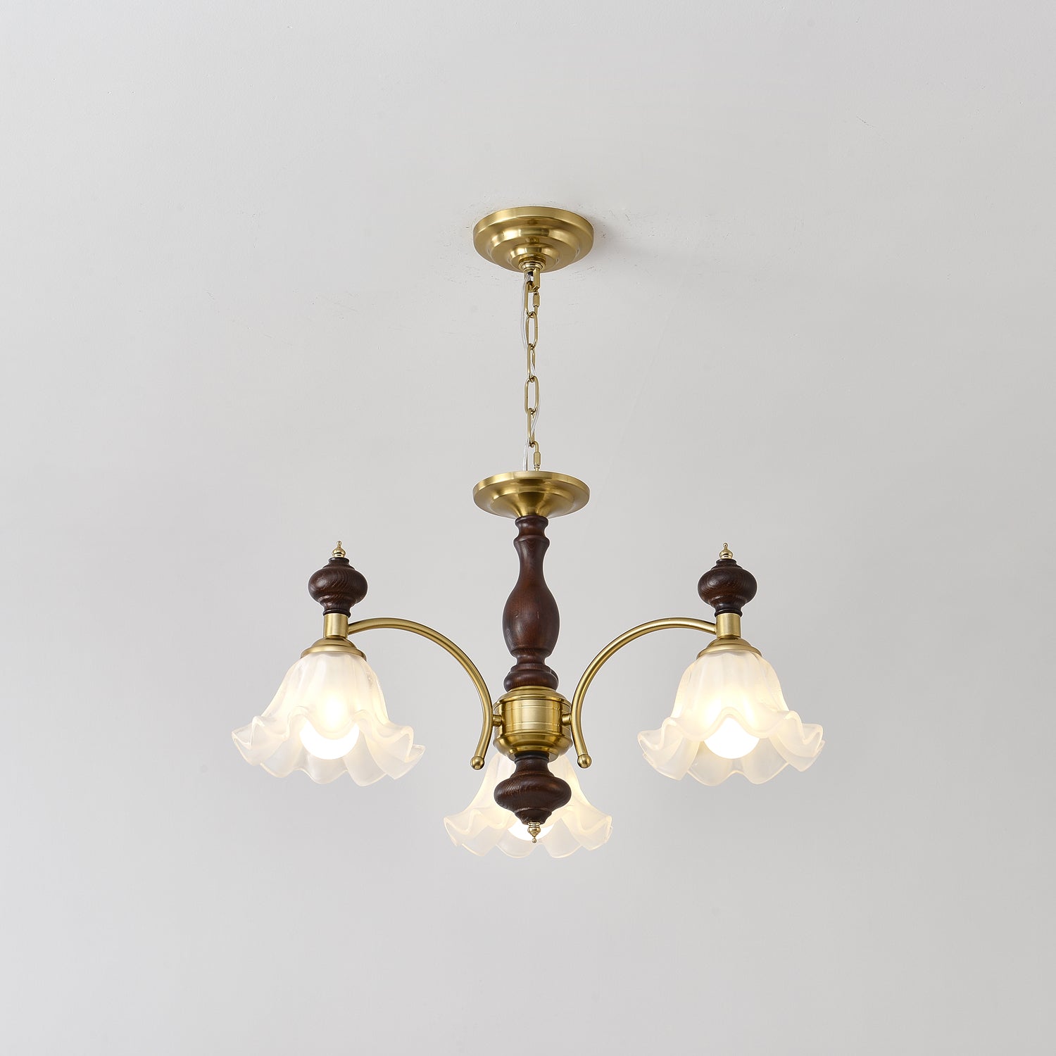 Elegant Blossom Flowers Chandelier - Floral Crystal Ceiling Light Fixture for Dining Room, Bedroom & Living Room Decor