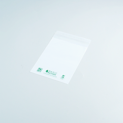 Eco-Friendly Translucent PLA/PBAT Self-Sealing Lip & Tape Bags - Compostable, 7