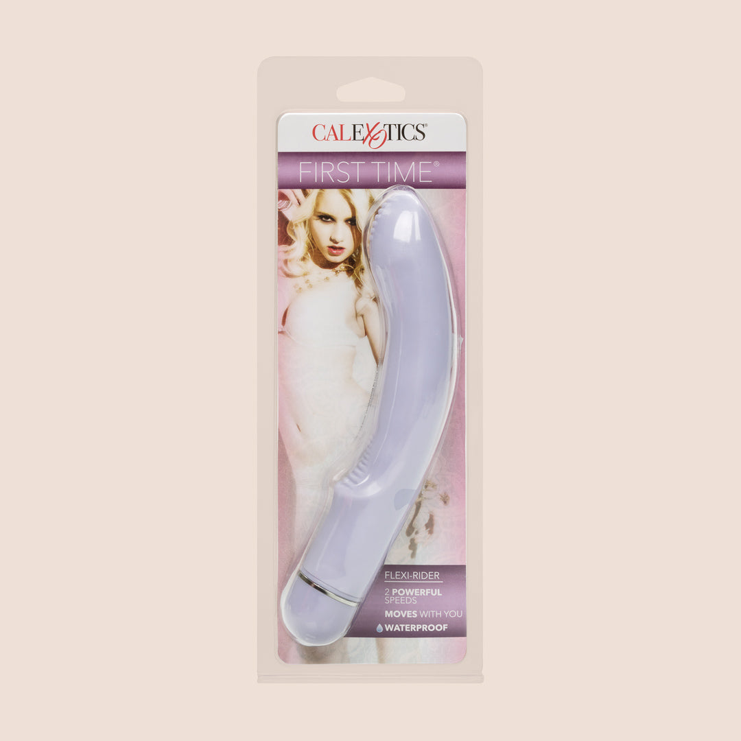 First Time® Flexi Rider - Ribbed Texture Pleasure Toy for Enhanced Sensation | Perfect for Couples & Solo Play, G-Spot & Clitoral Stimulation