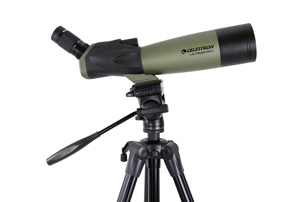Ultima Pan Tilt Head Tripod - Professional 360° Rotating Camera Tripod Stand with Smooth Fluid Motion for DSLR, Video & Photography - Perfect for Vlogging, Live Streaming & Outdoor Shooting
