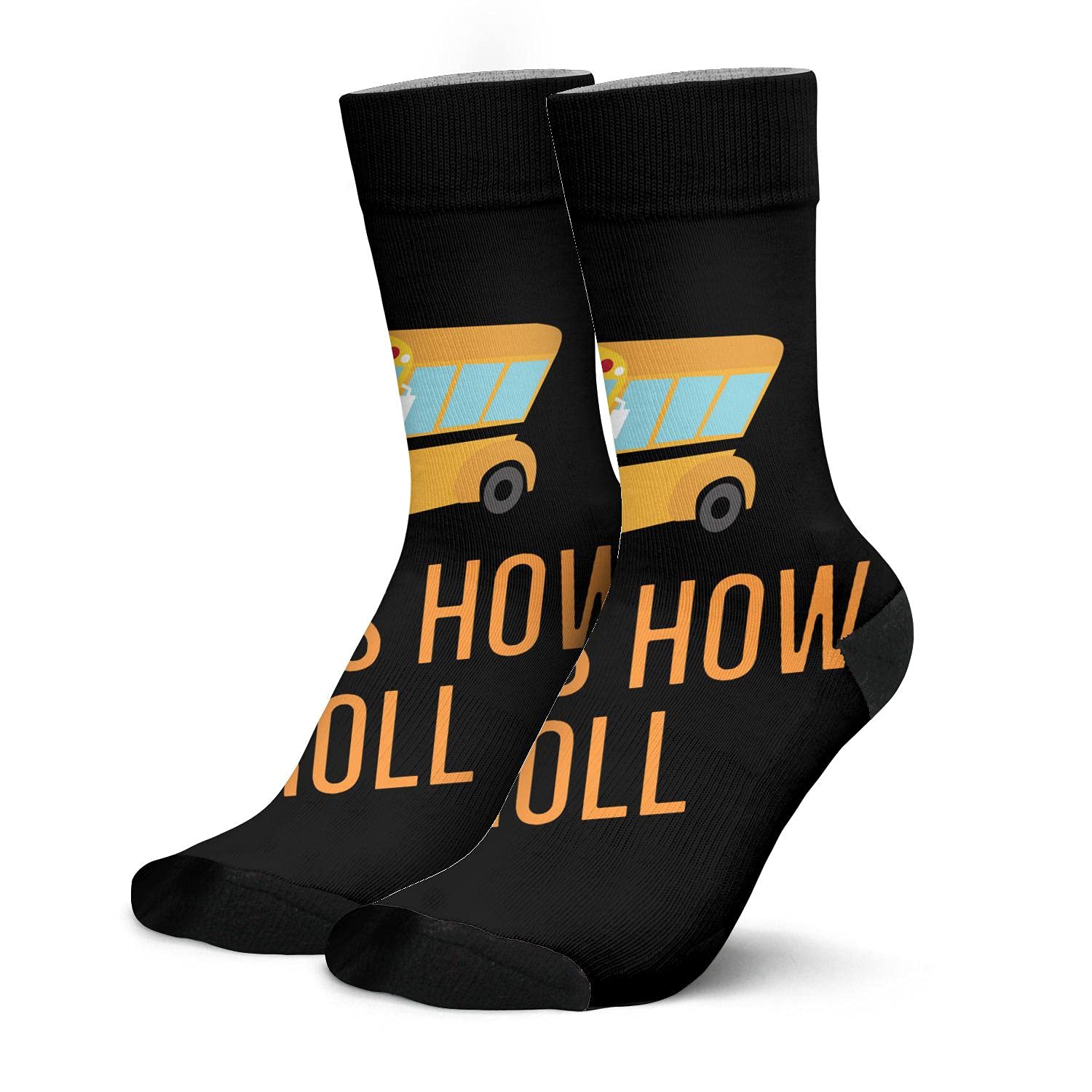 Comfortable High Ankle Crew Socks for Men & Women - Breathable Sports Socks with Cute & Funny Designs - Perfect Gift for Athletes, Runners & Casual Wear