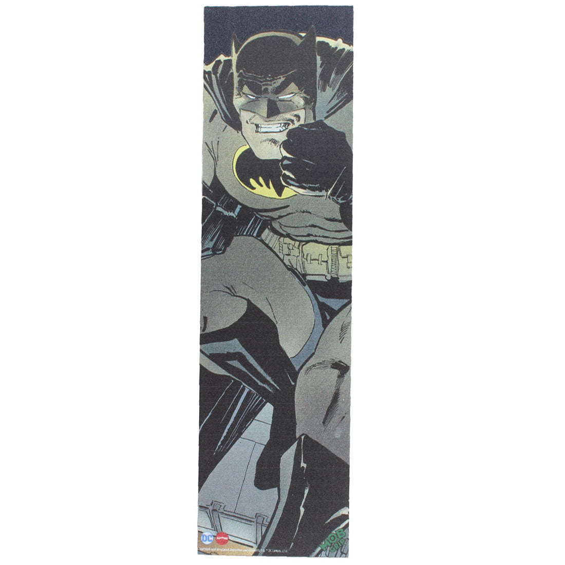 MOB Almost X DC Batman Face Grip Sheet - Non-Slip Skateboard Deck Tape for Enhanced Grip & Control - Perfect for Skateboarding, Longboarding & Street Sports