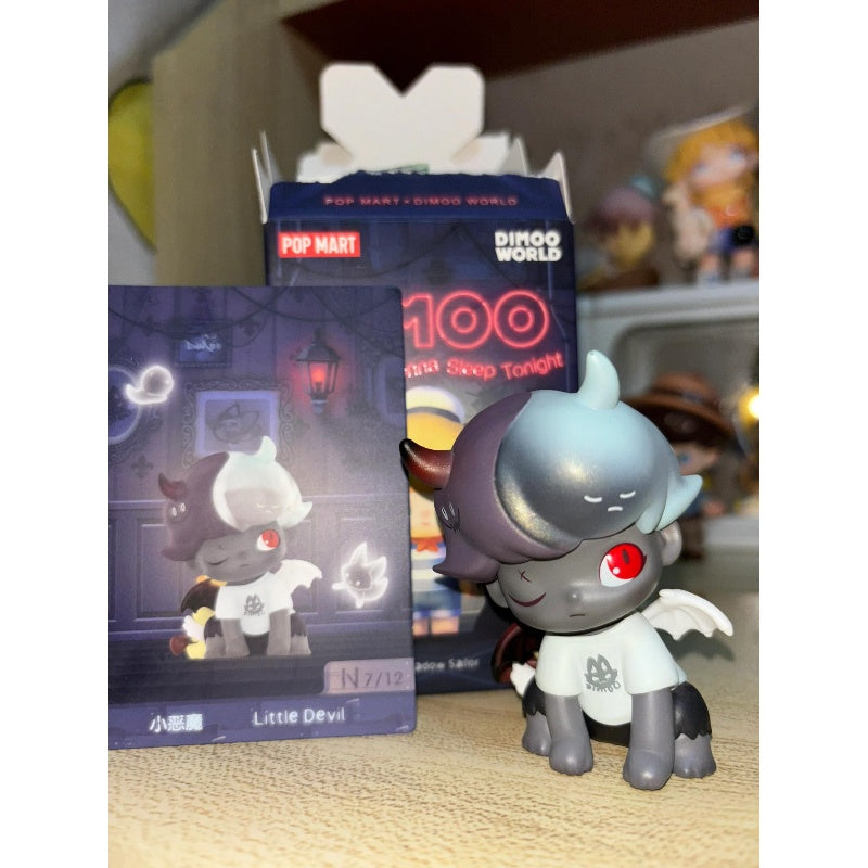 DIMOO No One's Gonna Sleep Tonight Series Little Devil Action Figure - Cute Collectible Vinyl Toy for Anime Fans, Home Decor & Gift Giving
