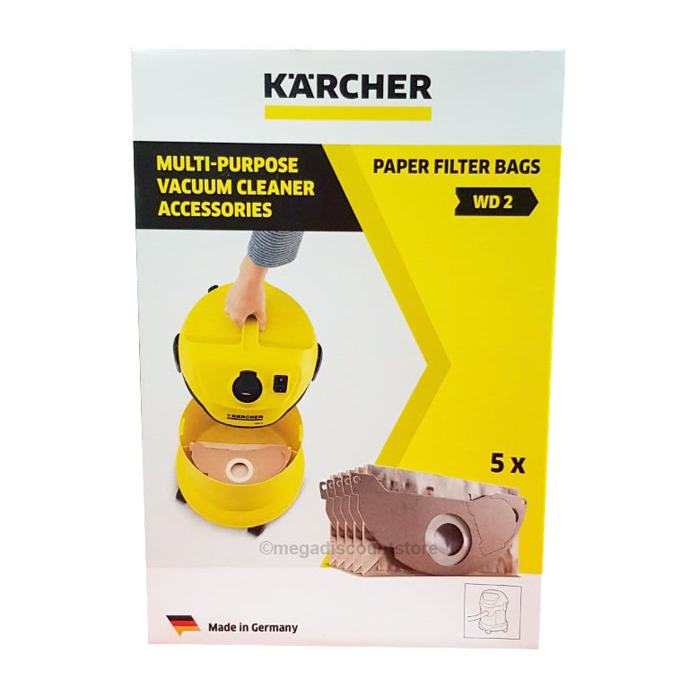 6904 322 Paper Filter Bags for WD2 - High-Quality Replacement Filters for Dust Collection Systems | Perfect for Woodworking, Metalworking, and Industrial Dust Extraction