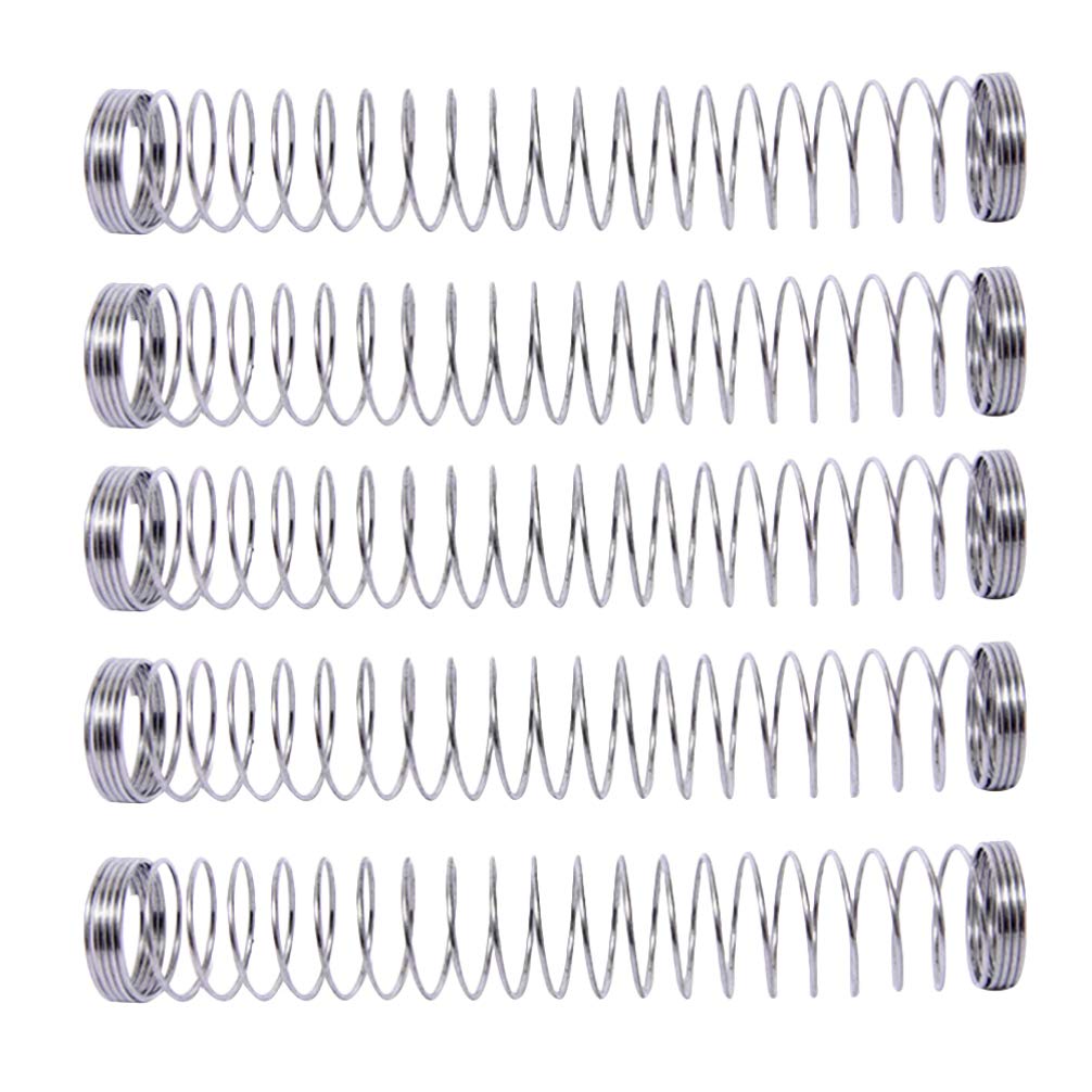 EXCEART 5pcs Stainless Steel Hookah Hose Spring Holder - Kink Protector for Sheesha, Narguile & Shisha Accessories | Durable Water Pipe Coil Spring for Smooth Smoking Experience at Home or Parties