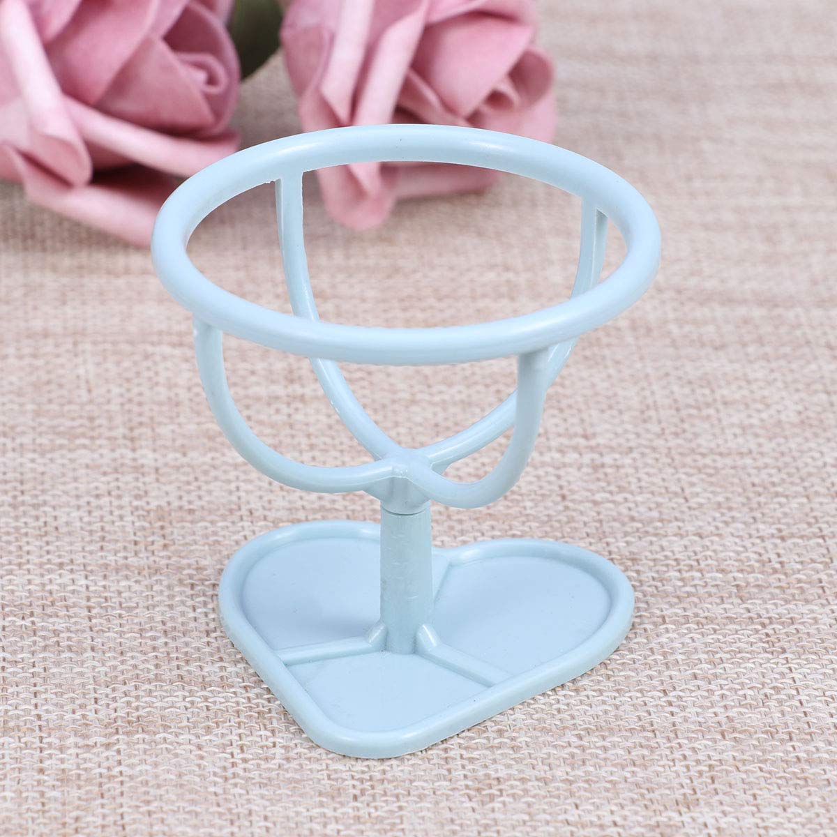 2 Pack Powder Puff Stand - Makeup Sponge Storage Holder & Display Rack for Beauty Blenders, Cosmetic Sponges, and Makeup Puff Support | Perfect for Vanity Organizers, Makeup Artists, and Home Beauty Stations