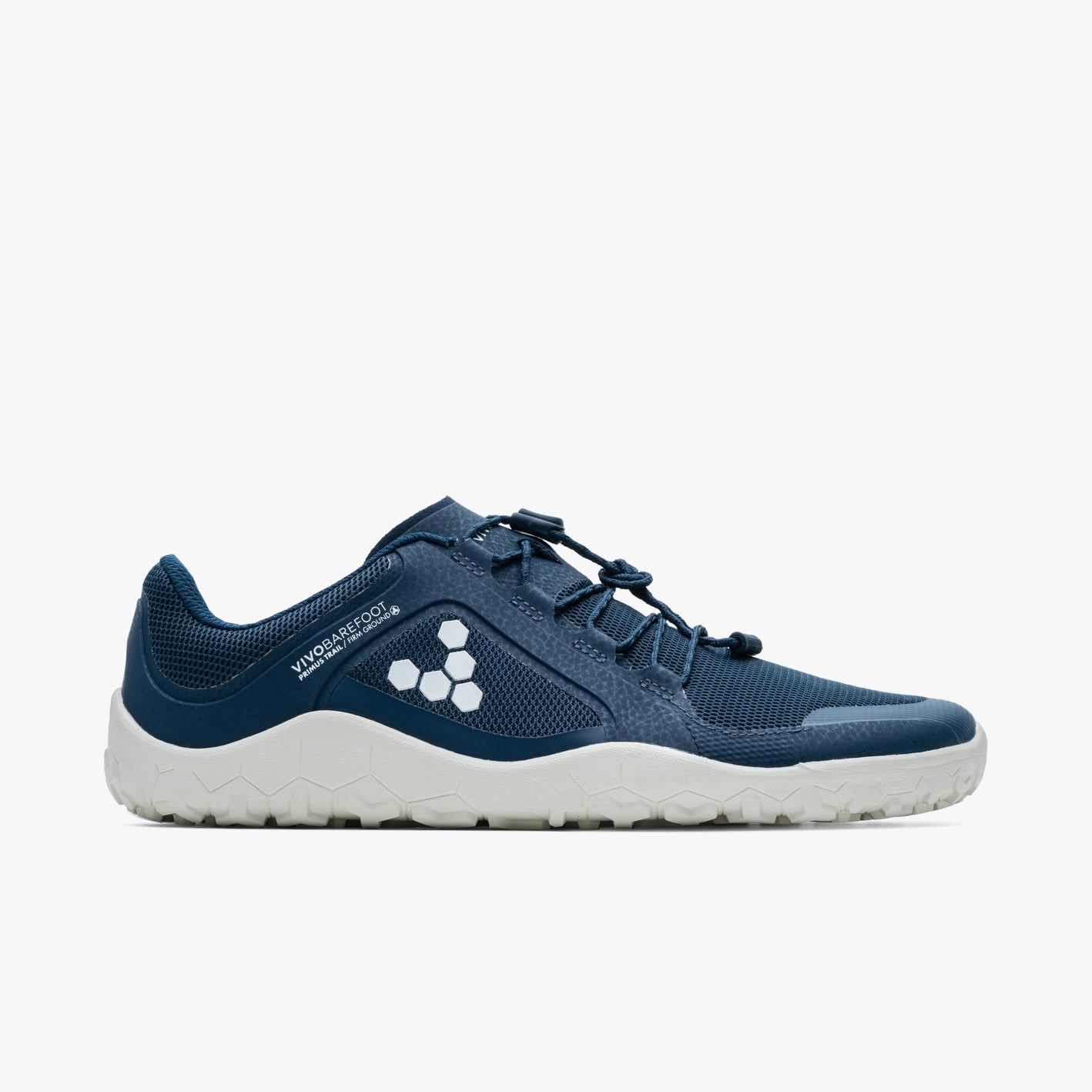 Vivobarefoot Men's Primus Trail II FG Barefoot Shoes - Insignia Blue | Lightweight & Flexible for Trail Running, Hiking & Outdoor Adventures