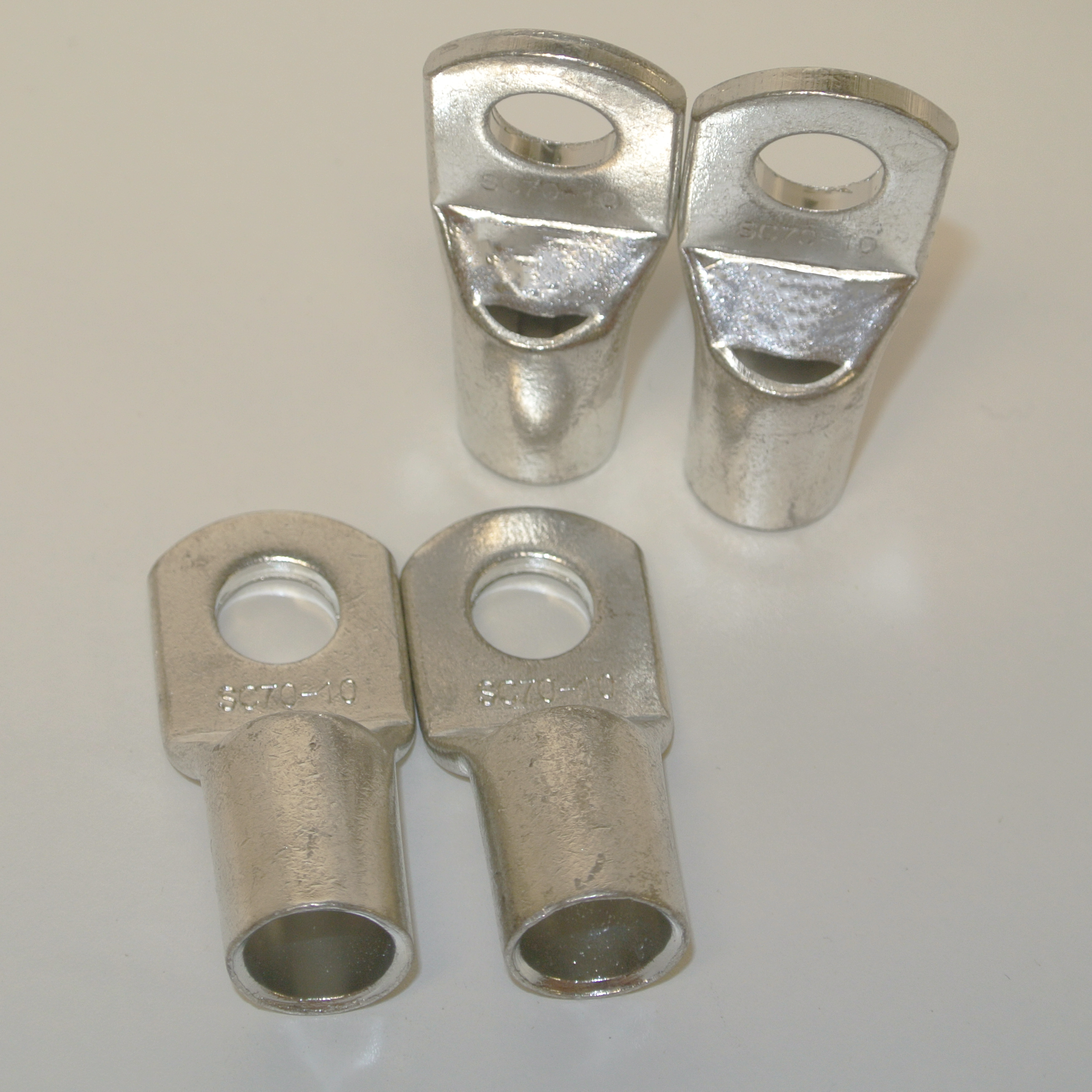 VC95 8 Copper Tin Coated Cable Lug 95mm² (4-Pack) - Heavy Duty Electrical Connectors for Automotive, Marine & Solar Applications