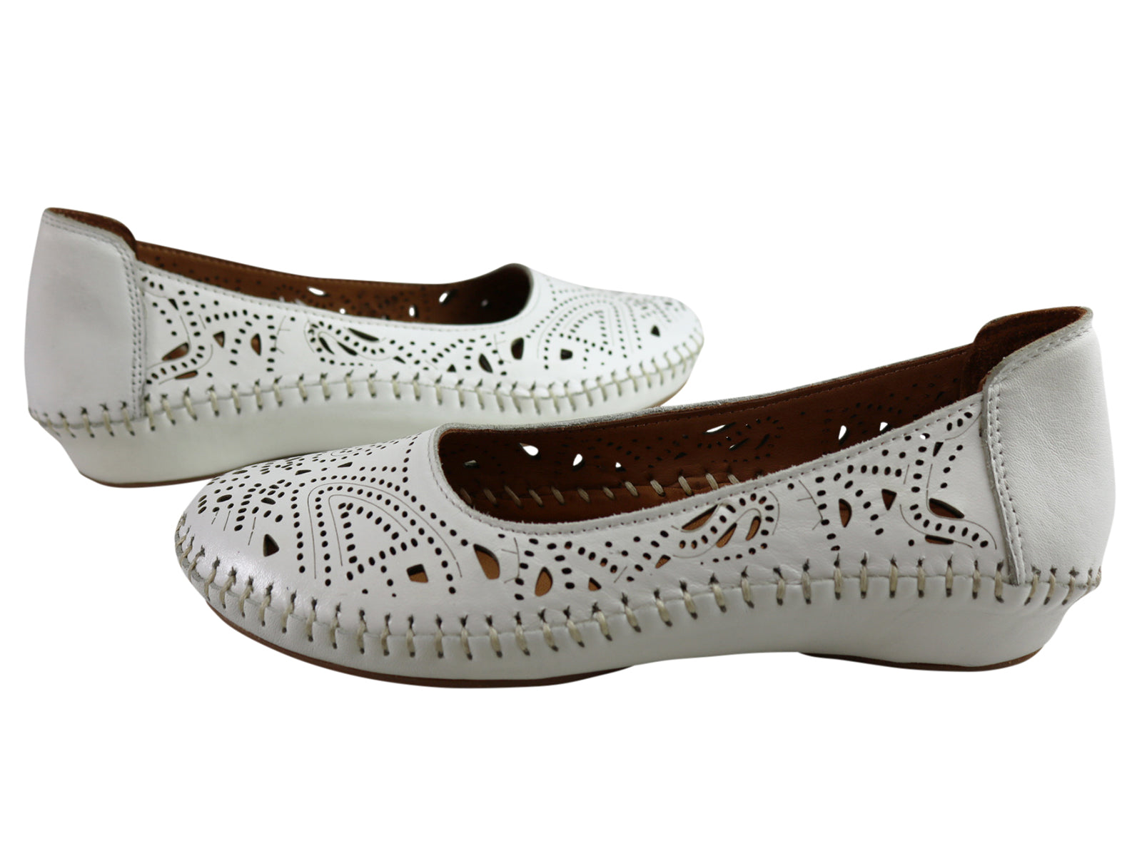 Orizonte Daya Women's Comfortable Leather Shoes - European Style for Work, Walking & Casual Wear