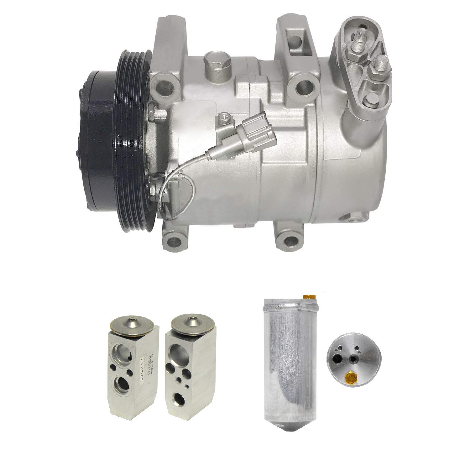 RYC Automotive A/C Compressor & Clutch Kit KT AH47 - Compatible with Multiple Car Models | Perfect for AC System Repair & Replacement
