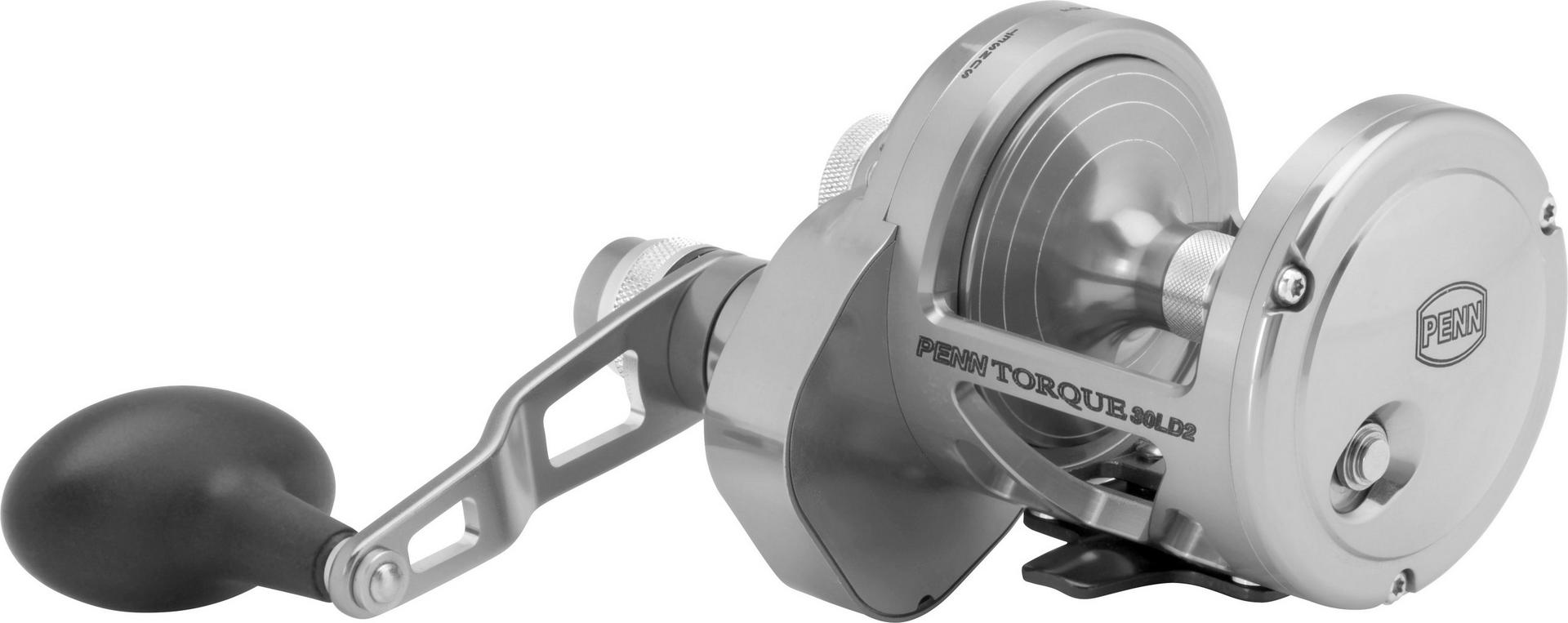 Torque® Lever Drag 2-Speed Conventional Fishing Reel - Saltwater & Freshwater Trolling Reel for Offshore & Inshore Fishing