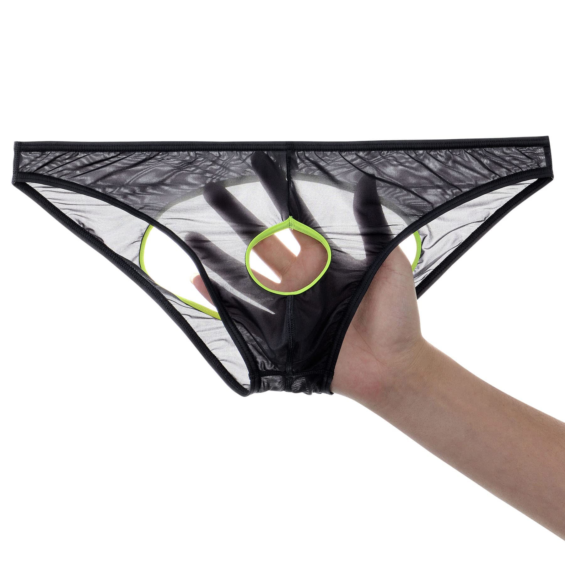 Men's Sexy See-Through Thong - Comfortable & Breathable Underwear for Intimate Moments & Special Occasions