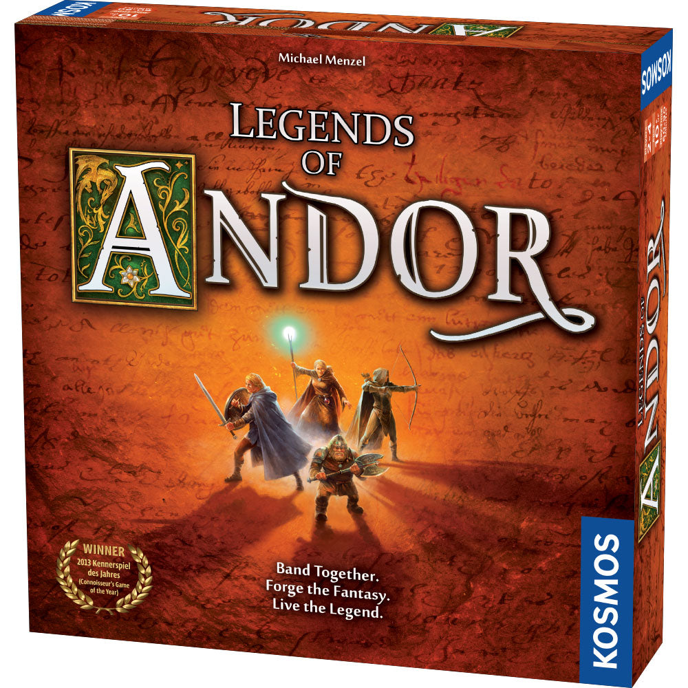 Legends of Andor Board Game - Fantasy Adventure Strategy Game for Adults & Teens - Perfect for Game Nights & Family Gatherings