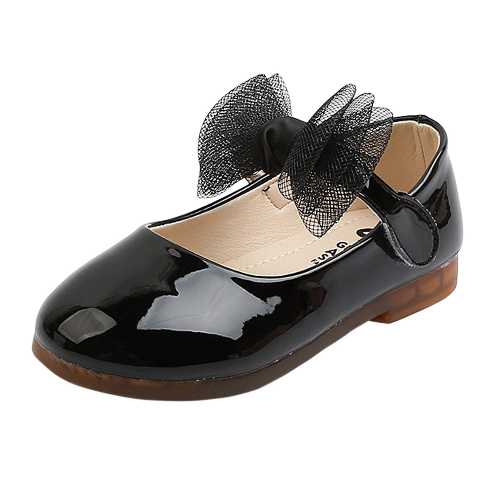 Kelon Girls Mary Jane Shoes - Cute Flower Ballet Flats for Weddings & Parties