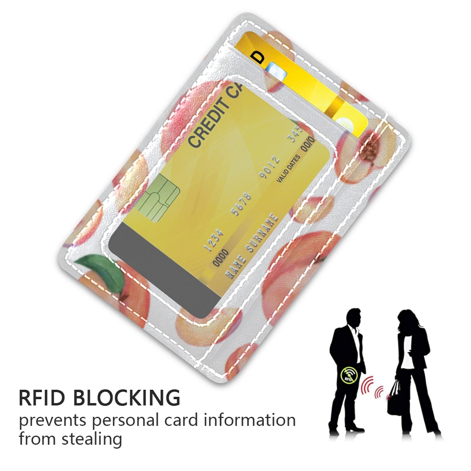 Susiyo Minimalist RFID Blocking Card Wallet - Slim PU Leather Front Pocket Wallet for Men & Women | Perfect for Travel, Work & Everyday Use