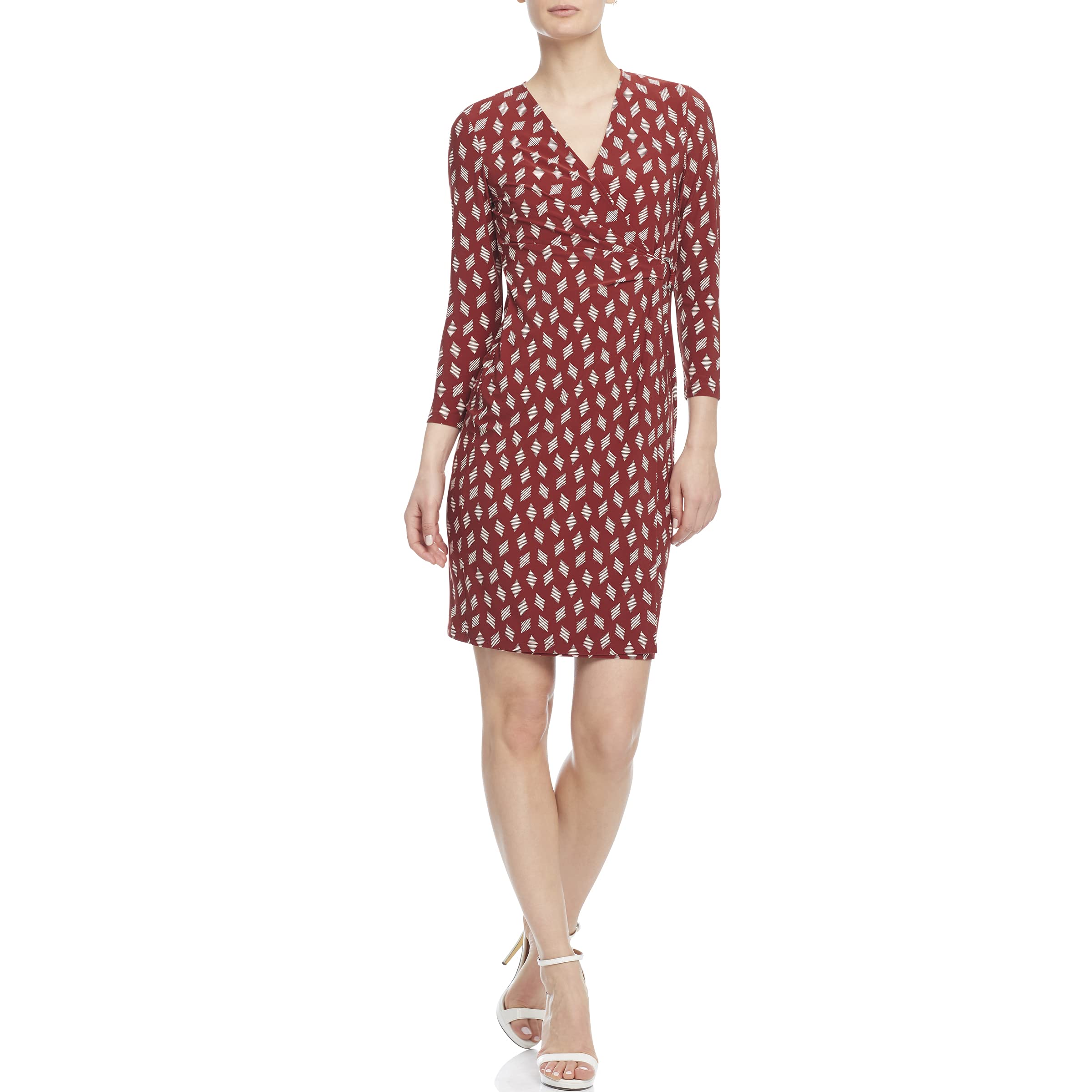 Anne Klein Women's Wrap Dress - Elegant Office & Party Wear