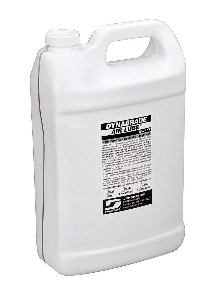 Dynabrade 95843 Air Lube - High-Performance Pneumatic Tool Lubricant for Automotive, Woodworking & Metalworking Applications