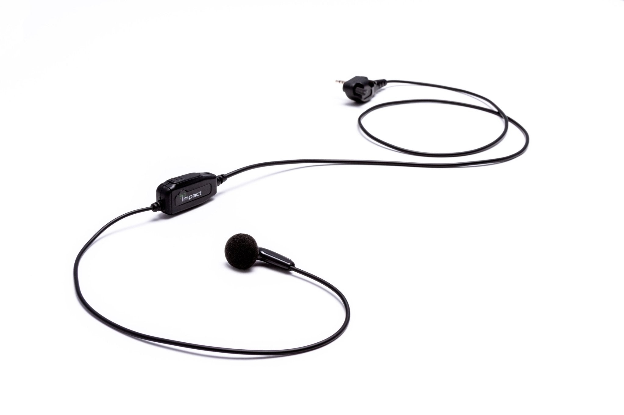 Impact Silver Series 1 Wire Surveillance Kit for Two Way Radio with Ear Bud M1 S1W EB1 - Covert Communication Headset for Security, Law Enforcement & Event Staff - Discreet Monitoring Solution for Surveillance Operations
