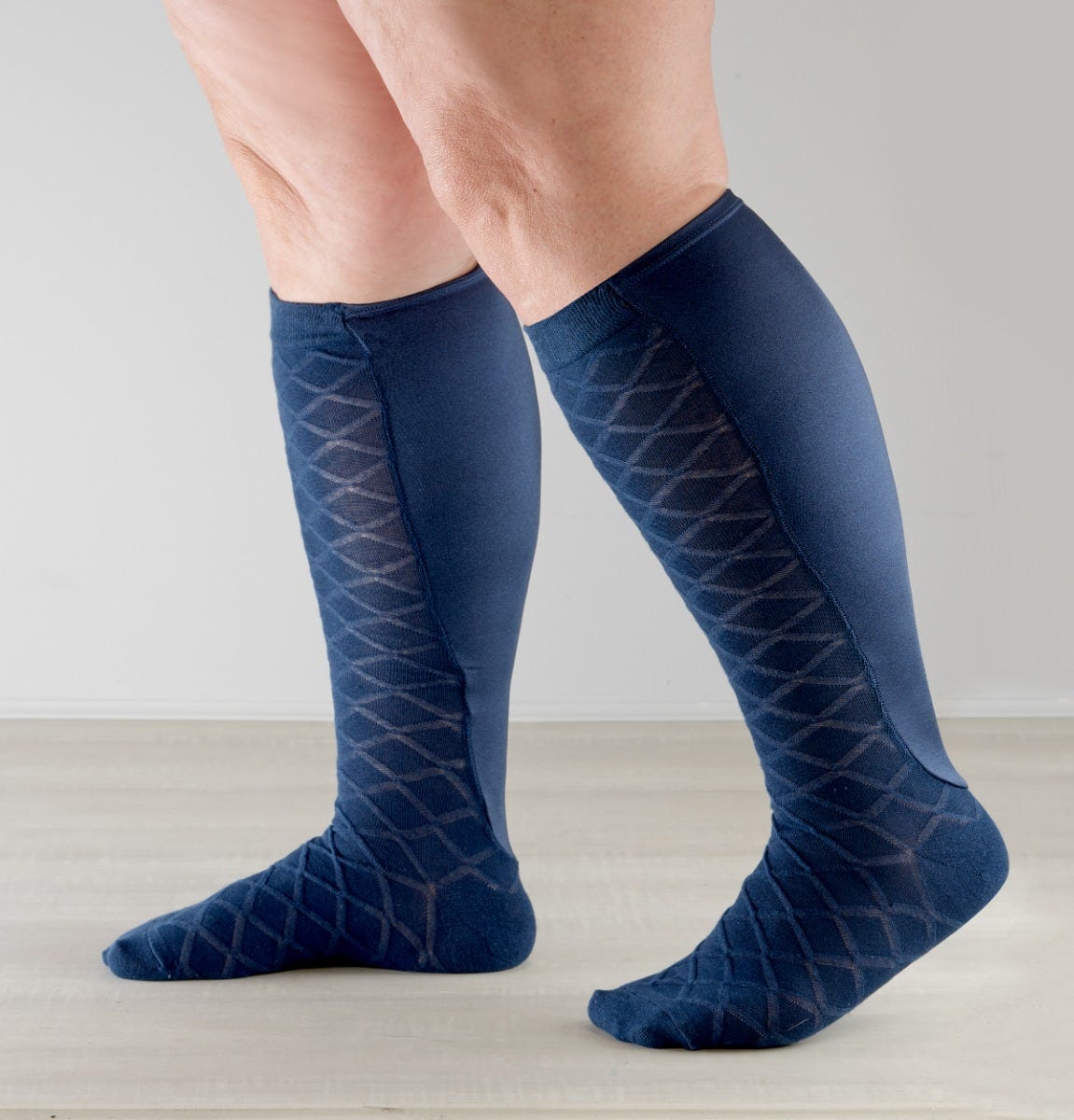 Women's Stretchy & Soft Compression Socks for Circulation & Recovery - Xpandasox - Perfect for Travel, Running, Nursing & Everyday Comfort