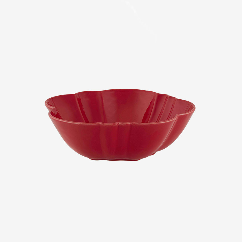 Bordallo Pinheiro Hand-Painted Ceramic Tomato Bowl - Unique Kitchen Decor & Serving Dish for Salads, Fruits, and Party Appetizers