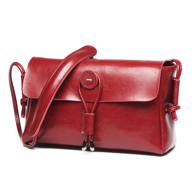 2022 Genuine Leather Women's Shoulder Bag - Small Cowhide Crossbody Purse for Everyday Use, Work & Travel | Fashionable Handbag for Women