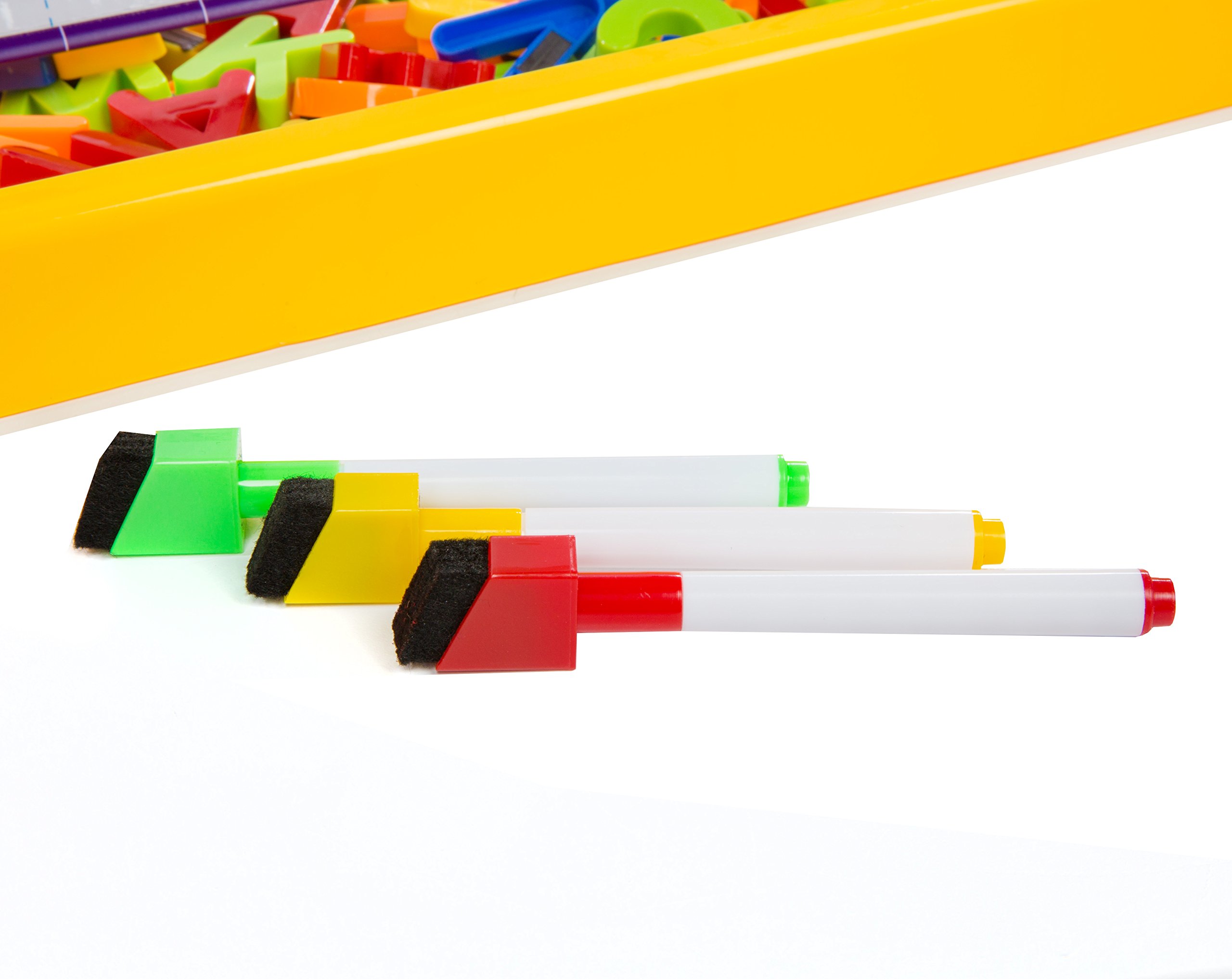 Kidoozie 2-in-1 Magnetic Art Desk for Kids - Double-Sided Drawing Board & Dry Erase Board - Perfect for Home, School & Travel Activities