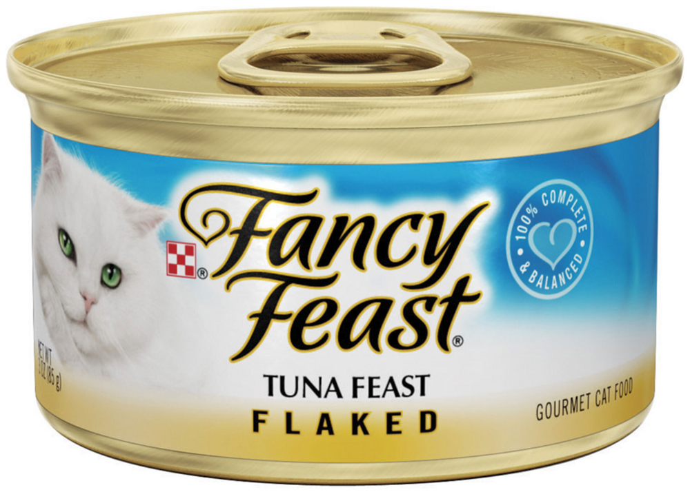 Fancy Feast Flaked Tuna Canned Cat Food - Grain Free Wet Cat Food for Adult Cats - Perfect for Mealtime, Travel & Emergency Pet Supplies