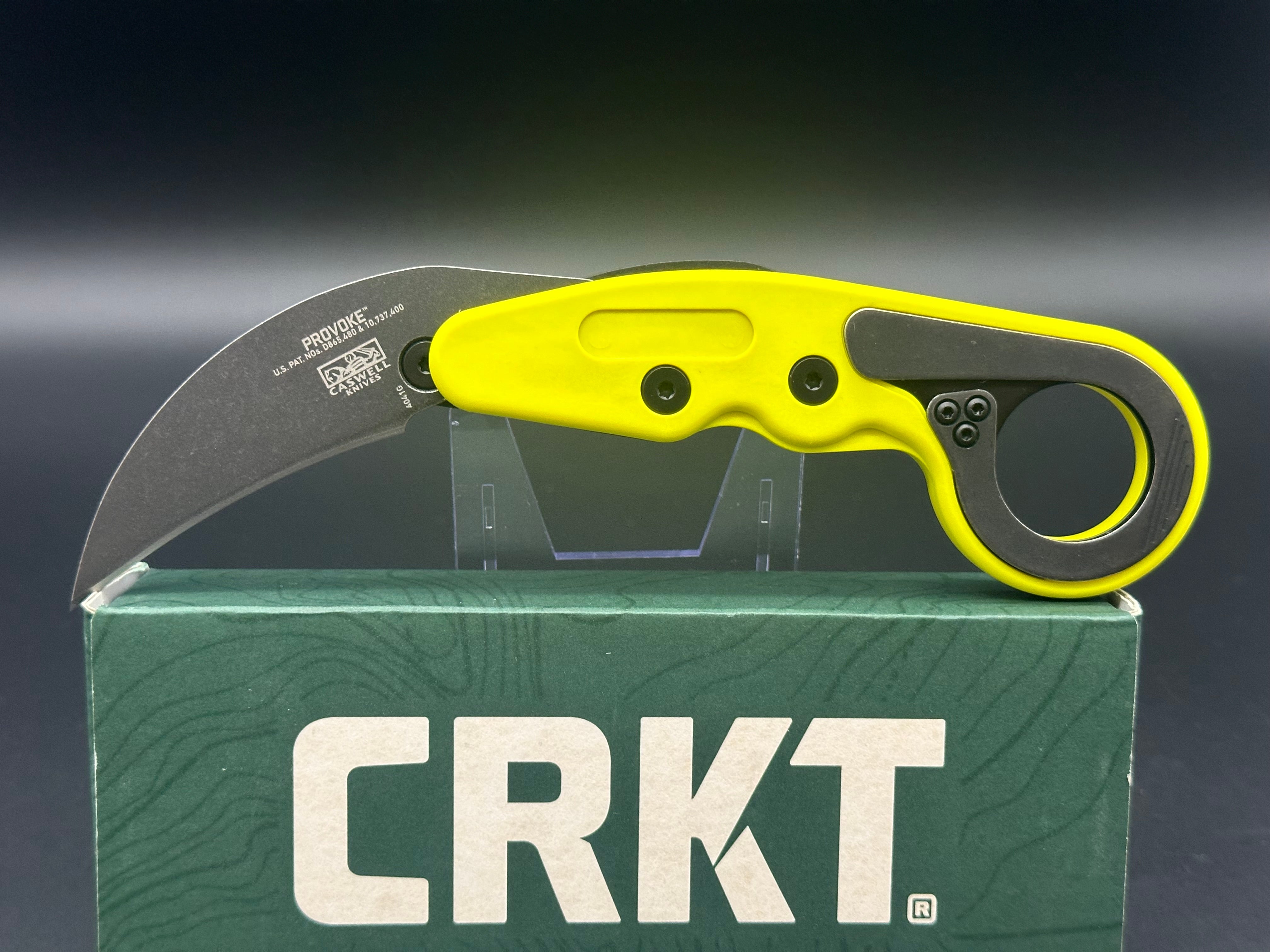 CRKT Provoke Zap Kinematic Morphing Karambit Folding Knife - 2.4