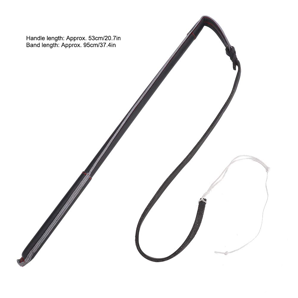 Premium Dog Training Whip - Artificial Cowhide Agitation Stick with Comfort Grip Handle for Medium & Large Dogs | Professional Obedience Tool for Behavior Correction, Agility Training & Outdoor Exercises