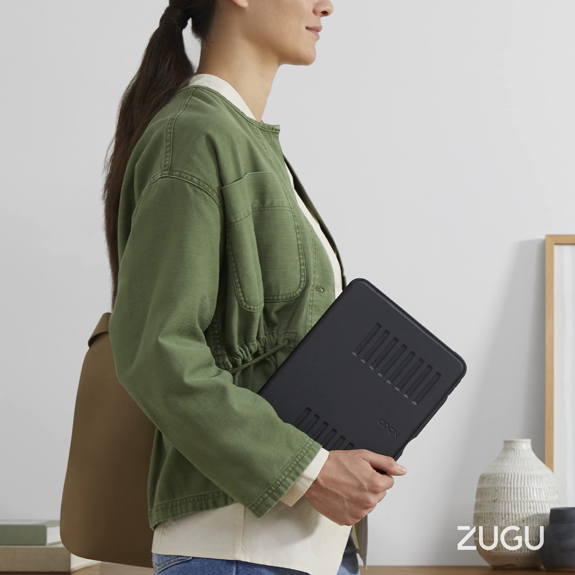 ZUGU Case for iPad Pro 11 Inch 1st/2nd/3rd/4th Gen (2018-2022) - Slim Protective Cover with Wireless Apple Pencil Charging, Magnetic Stand & Auto Sleep/Wake | Perfect for Work, Travel & Home Office Use