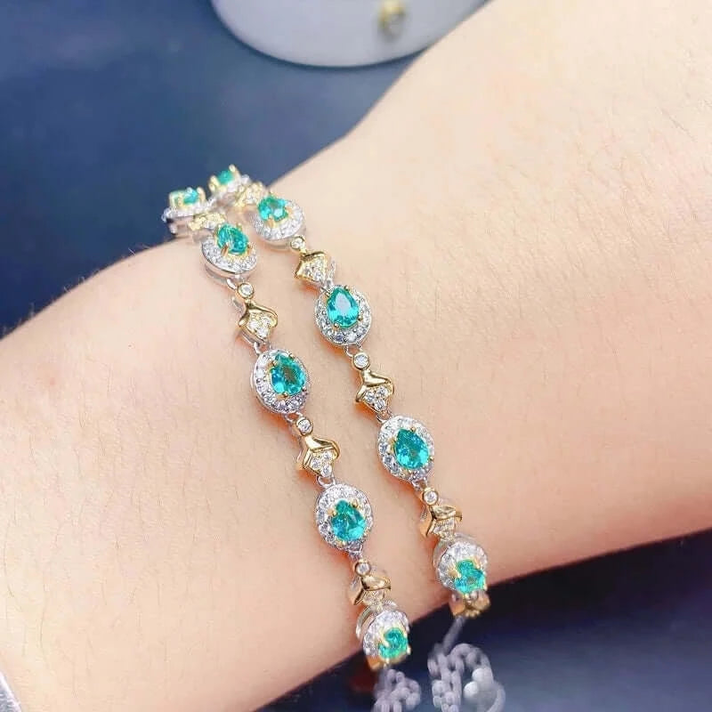 18K Platinum Green Topaz Scorpio Zodiac Bracelet for Women - Elegant Birthstone Jewelry Gift for Scorpio Birthday, Anniversary & Special Occasions | Perfect for Everyday Wear, Parties & Formal Events