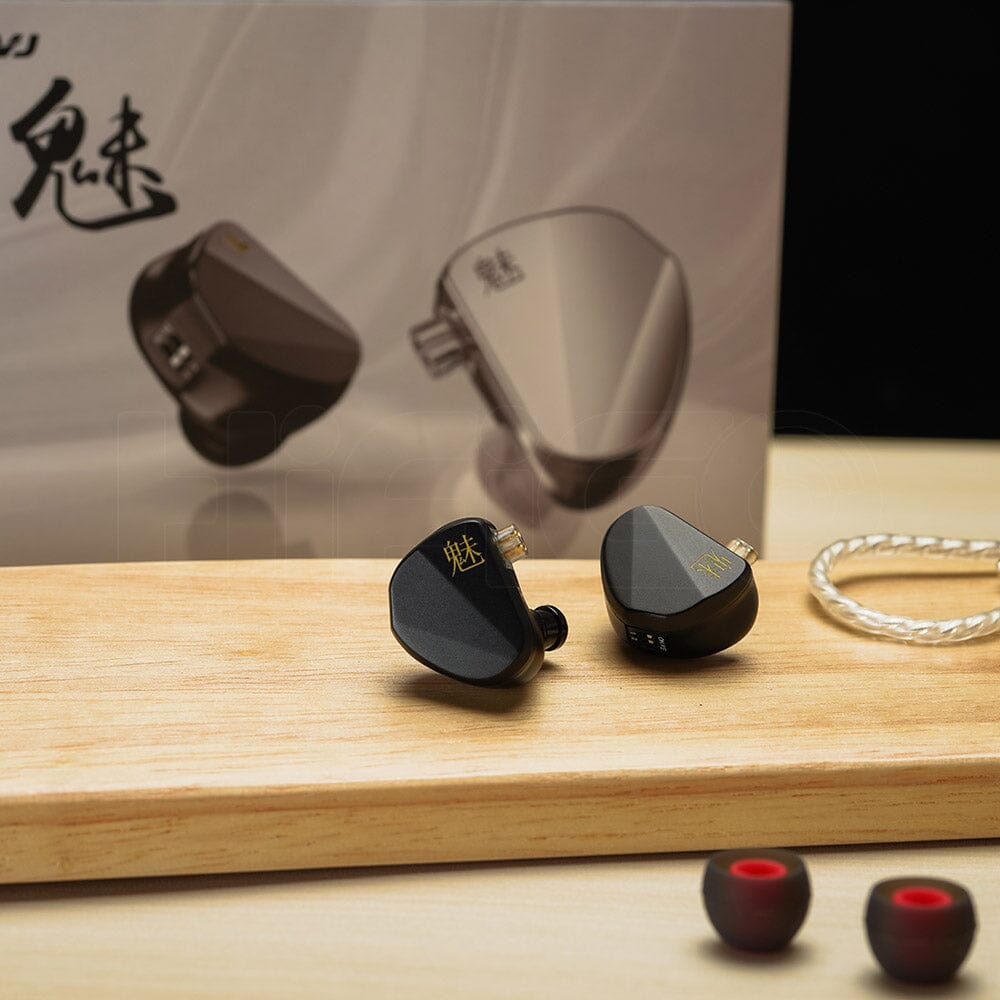 CVJ Mei 1DD + 2BA Hybrid In-Ear Earphones with Knowles Balanced Armature - HiFi Sound for Music Lovers, Audiophiles & Gaming (Perfect for Studio Monitoring, Travel & Workout)