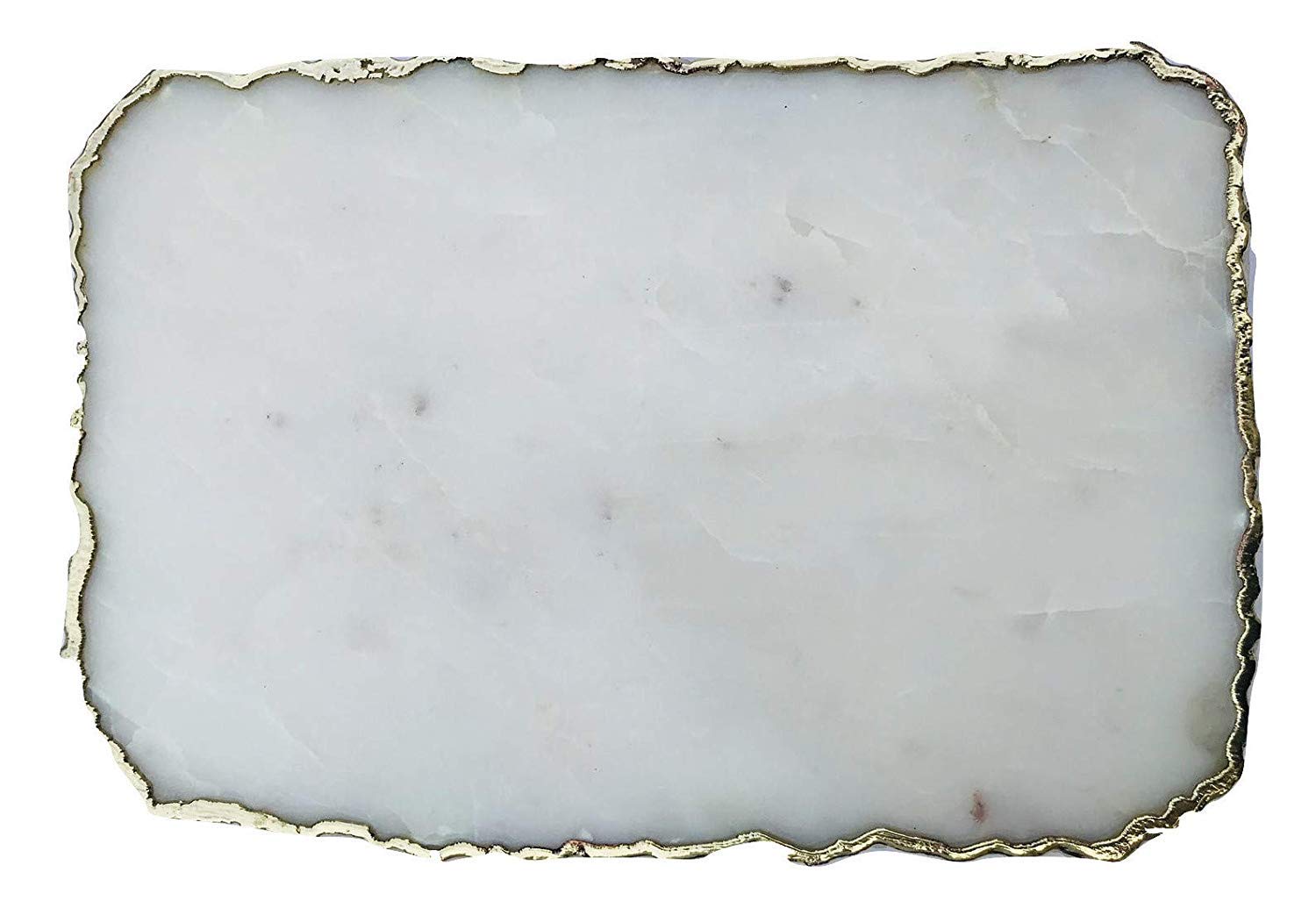 Handcrafted White Marble Cheese Platter & Serving Tray - Large Size | Artisan Made in India | Perfect for Wine Parties, Charcuterie Boards & Elegant Entertaining