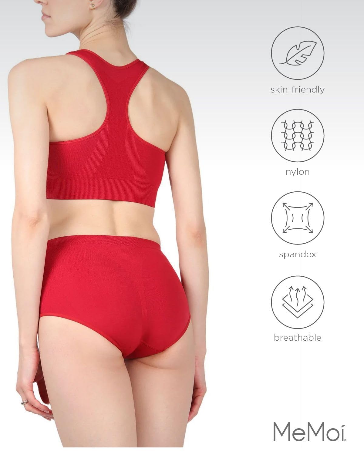 SlimMe Racerback Sports Bras for Women - Seamless Workout Bra with Comfortable Compression - Sizes Small to Q2 - Perfect for Yoga, Gym & Running