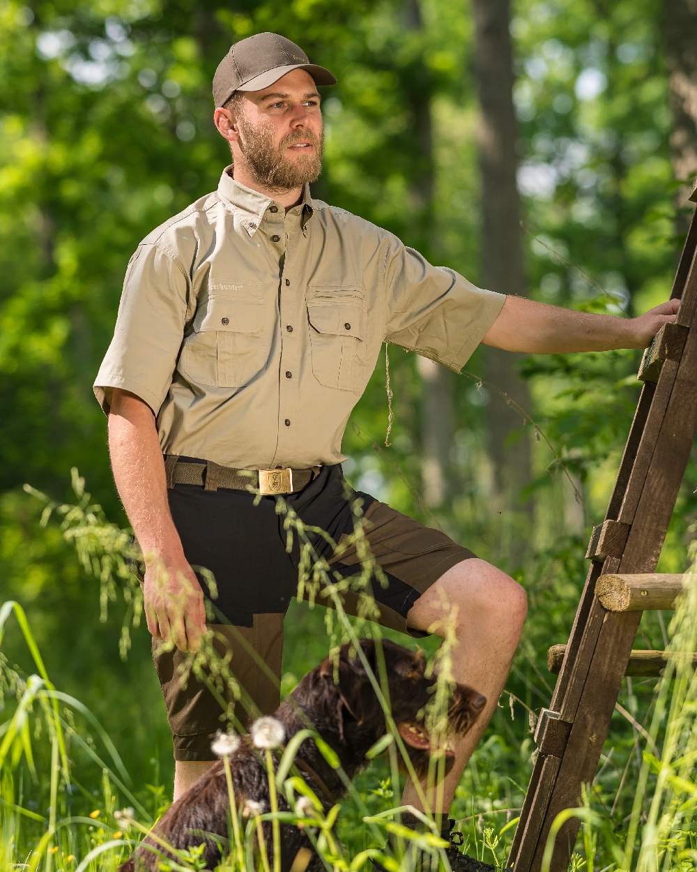 Deerhunter Strike Shorts - Lightweight Quick-Dry Hiking Shorts for Men - Perfect for Outdoor Adventures, Camping & Trail Running