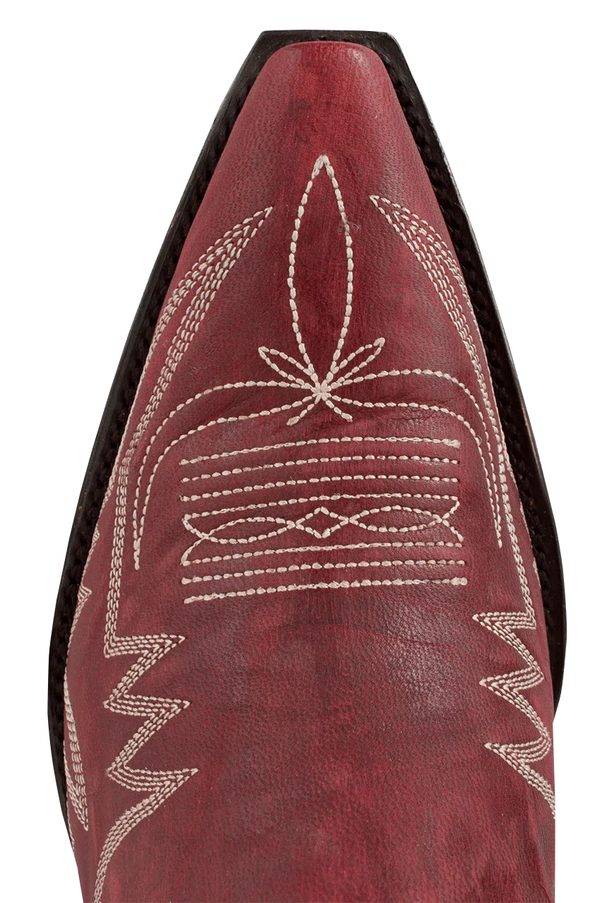 Old Gringo Mayra Women's Western Cowboy Boots - Genuine Goat Leather, Red - Perfect for Country Dancing, Rodeos & Western Fashion