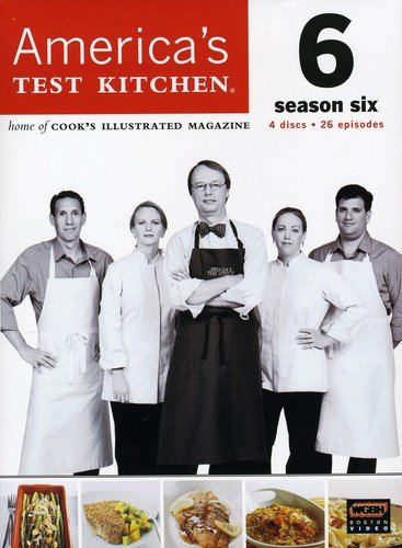 America's Test Kitchen Season 6 DVD | Cooking Show Collection | Perfect for Home Chefs & Food Enthusiasts | Great Gift for Holidays & Family Gatherings