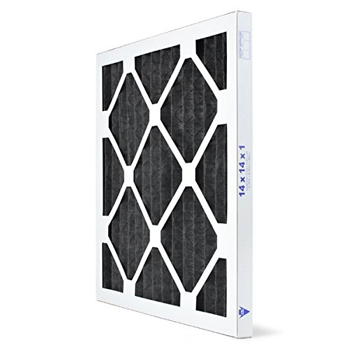 14x14x1 MERV 8 Pleated Air Filter - 6 Pack | HVAC Furnace & AC Replacement Filters | Odor & Dust Reduction | Made in USA | Ideal for Home Air Purification & Allergy Relief