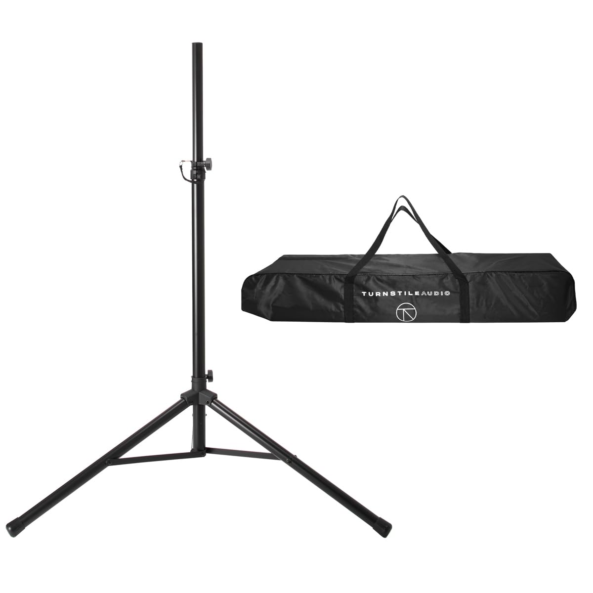 Adjustable Height Speaker Stand with Carrying Bag - Perfect for Home Studio, DJ Setup & Live Performances
