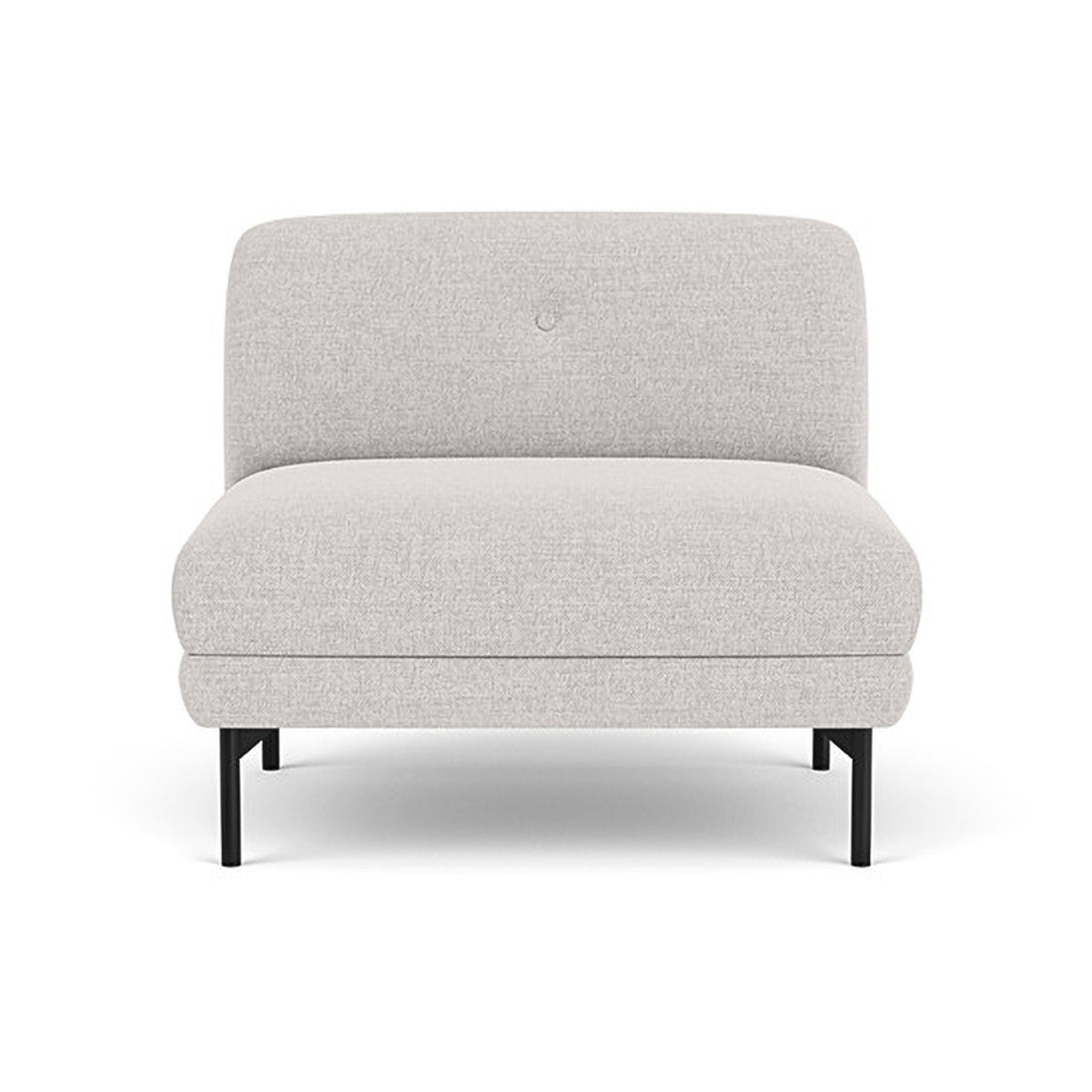 Alfred Fabric Modular Sectional Sofa (Armless) - Modern Living Room Furniture for Small Spaces & Apartments