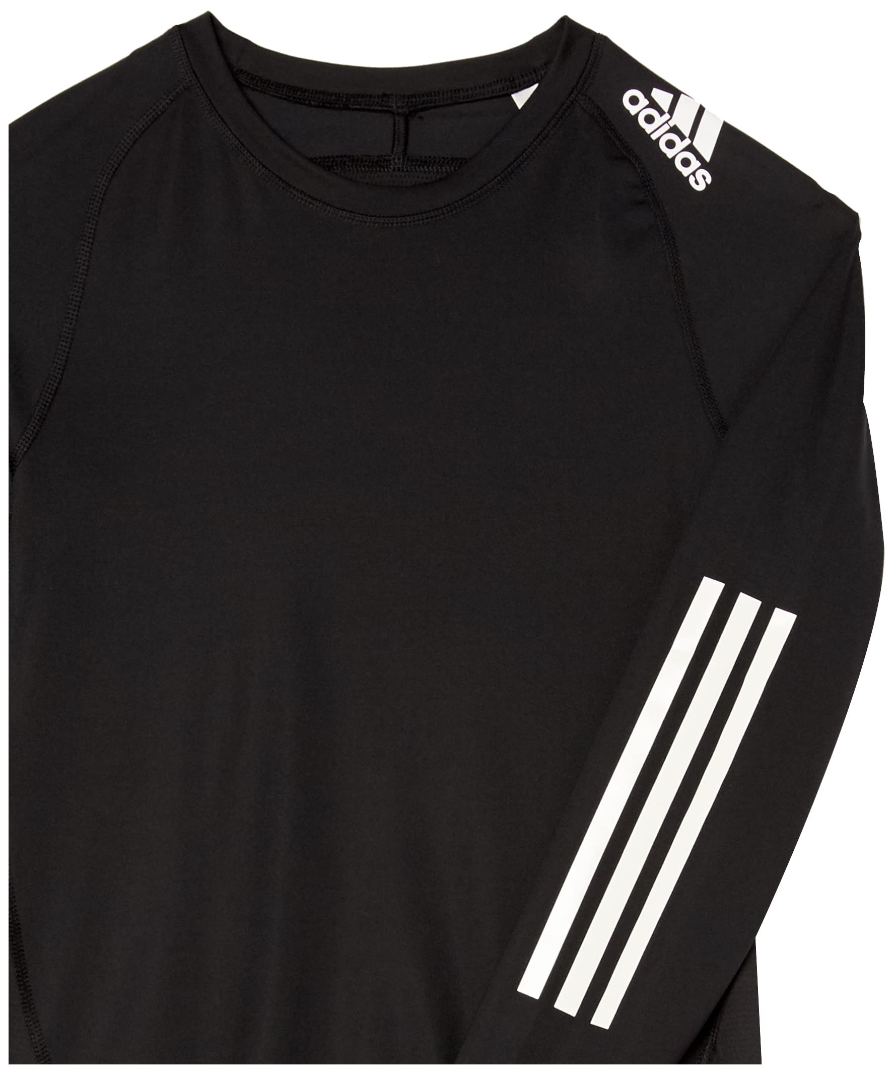 Adidas Boys' Hockey Base Layer Shirt - Moisture Wicking Performance Top for Youth Hockey Players - Perfect for Training, Games & Cold Weather Sports
