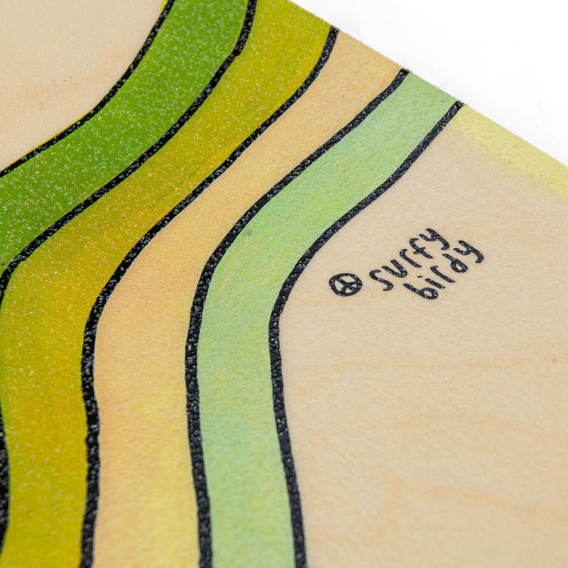 Impala 37 Inch Longboard Skateboard - Jupiter Series with Floral Surfy Birdy Design for Cruising, Carving & Downhill Riding - Perfect for Beginners & Advanced Skaters