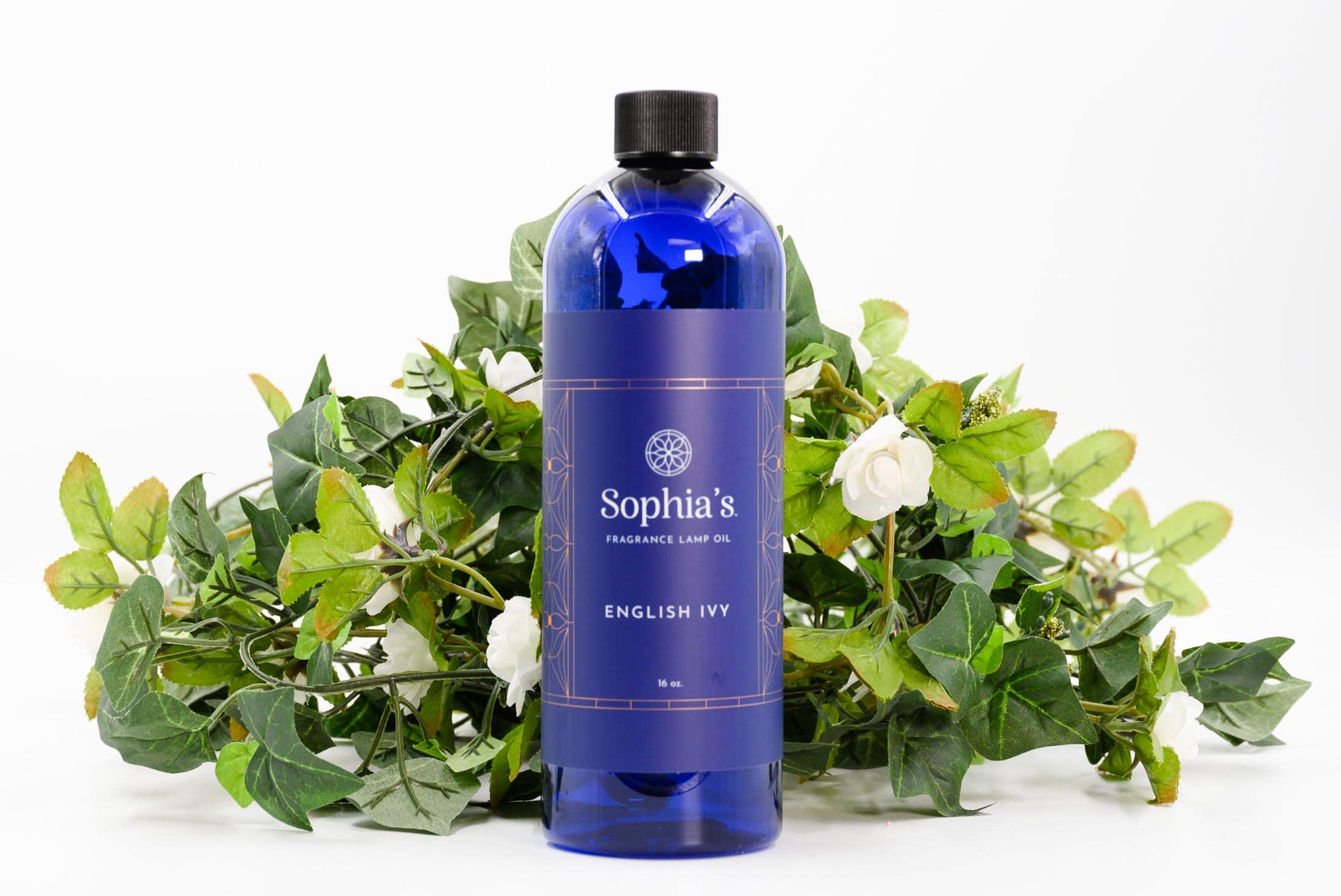 Sophia's English Ivy Fragrance Lamp Oil Refills - 16oz Catalytic Scented Oil for Redolere & Effusion Lamps | Made in USA | Perfect for Home Aromatherapy, Relaxation & Creating Cozy Atmosphere